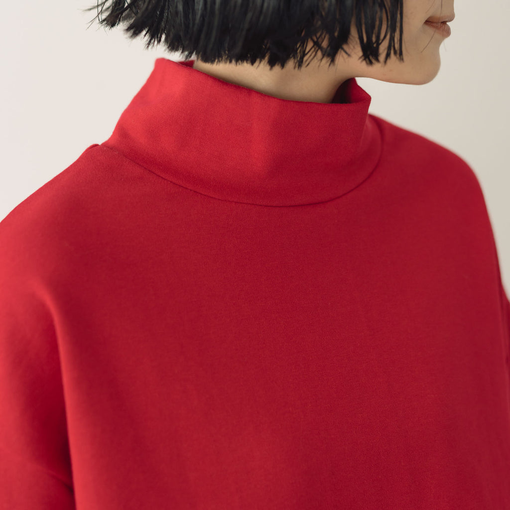 くらすこと ＋to 大人の定番、ハイネックプルオーバー ｜くらすこと