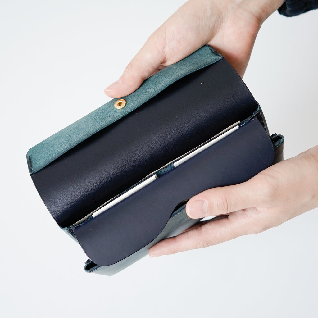 SAFUJI ミニ長財布（ホック）｜手になじむレザー財布 ｜くらすこと公式