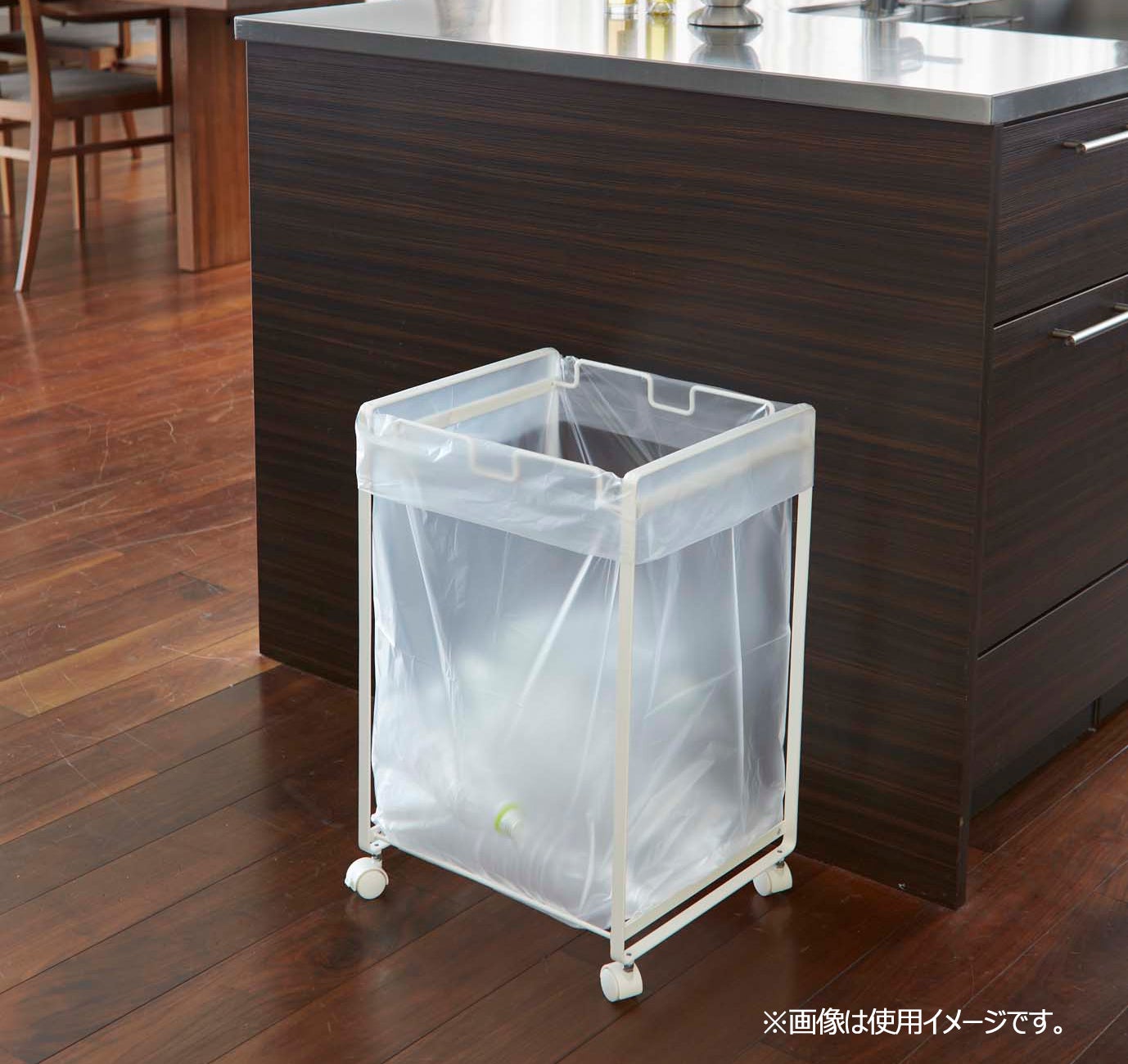 分別ダストワゴン タワー 2分別／ホワイト [2274]＜LIXILセレクト