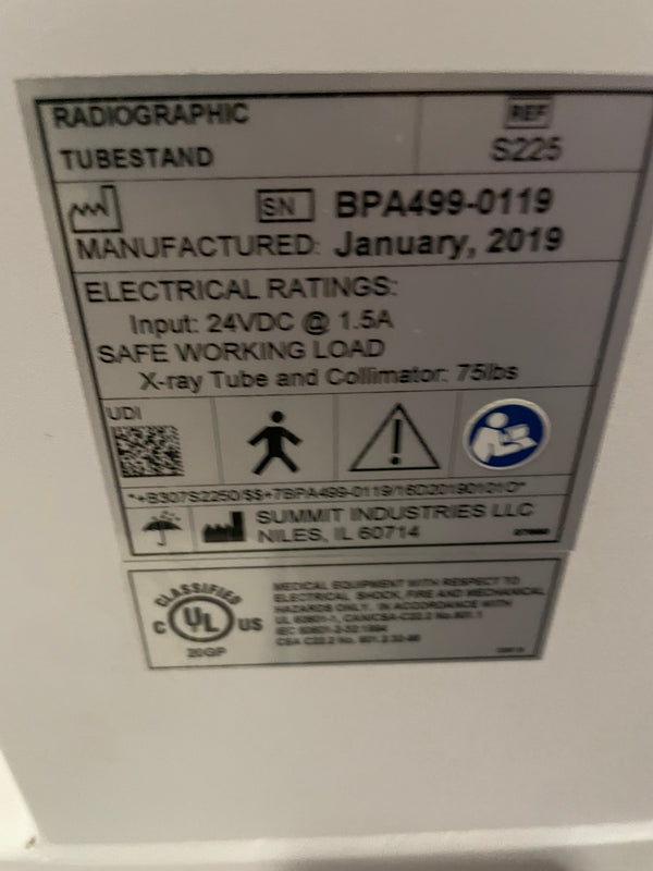 2018 Used Summit 32kW X-ray System w/ 3-phase Sedecal Generator (M