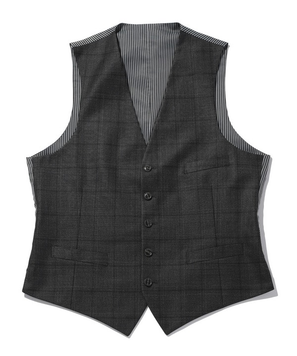 TW 杢チェックベスト（スリーピース対応）｜メンズファッション通販