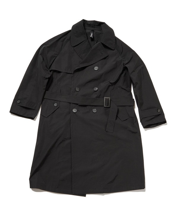 hevo/イーヴォ】ストレッチポリエステルタフタトレンチコート｜メンズ
