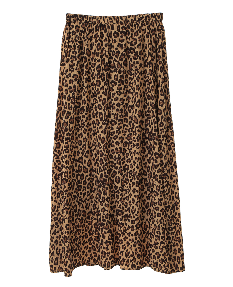 ヒョウ柄プリントスカート｜Liesse（リエス）｜商品詳細｜メルローズ