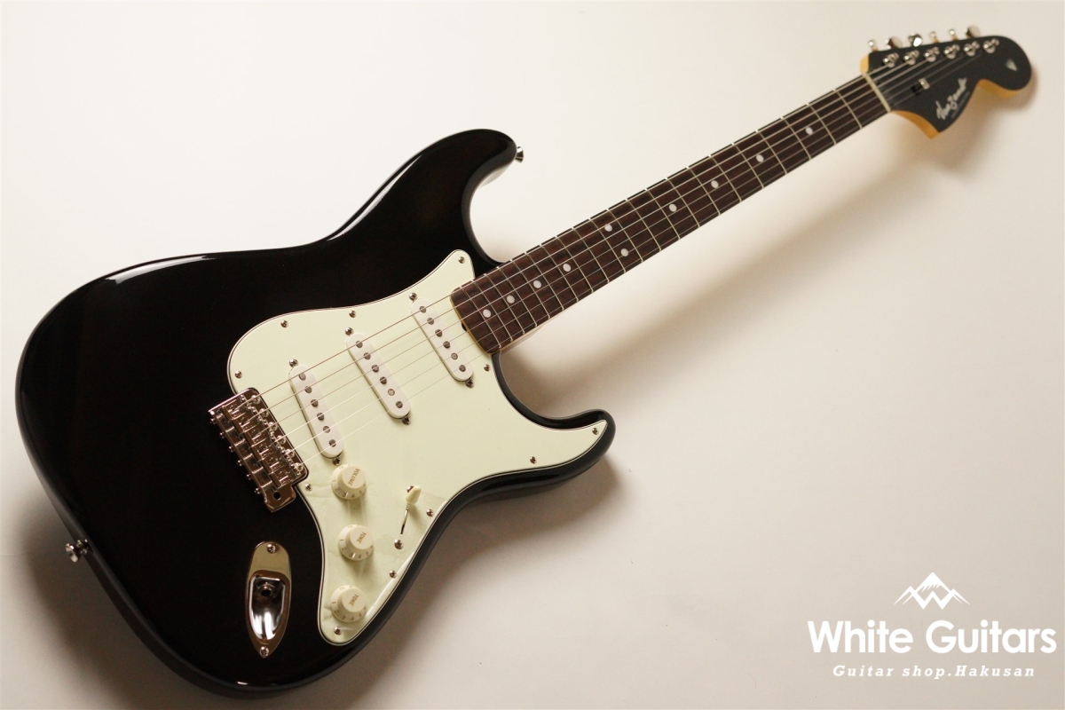 Vanzandt STV-70R- Black / Matching Head / Rock×3 | White Guitars