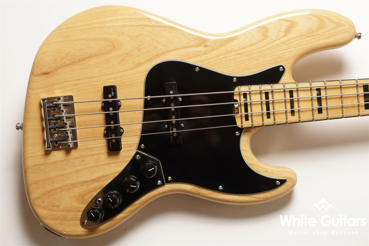 Fender AMERICAN ELITE JAZZ BASS - Natural | White Guitars Online Store