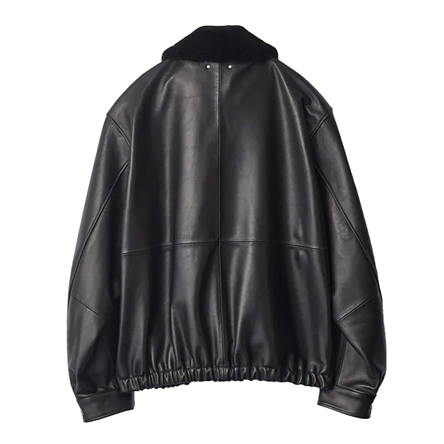 MOUTON COLLAR SHEEP LEATHER ZIP JACKET – OBLIGE