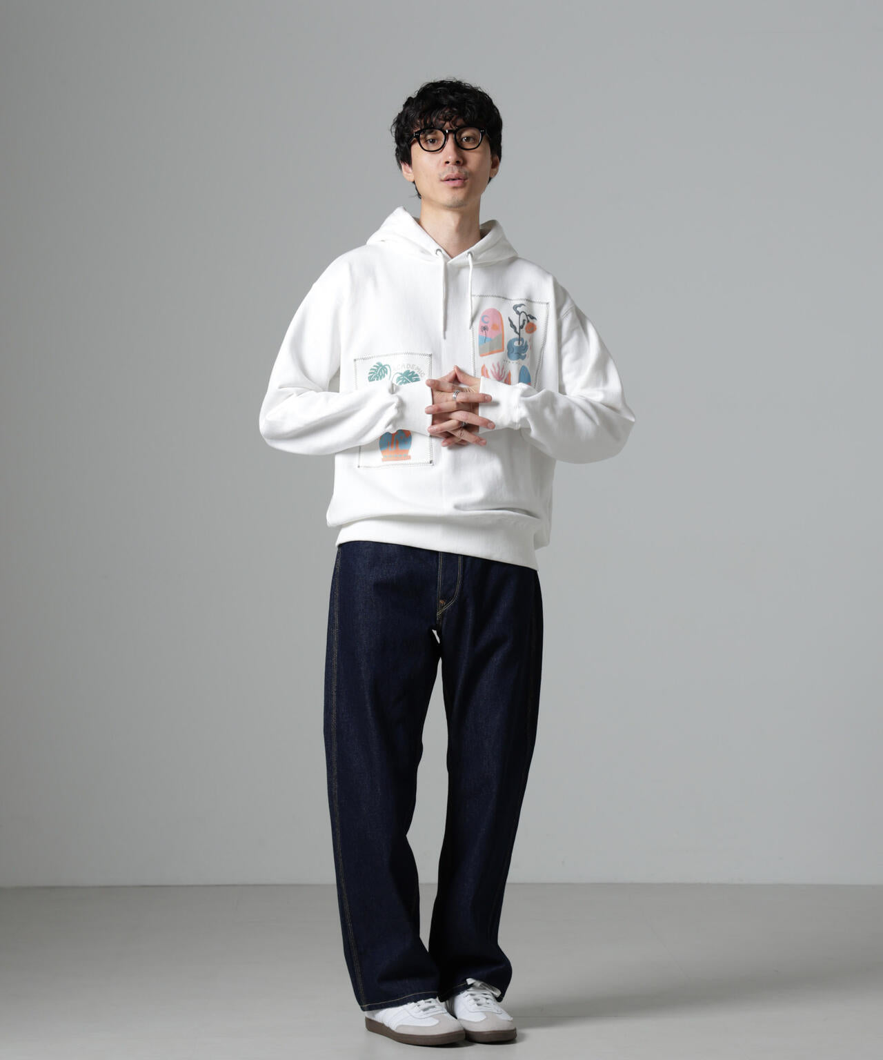 Toyameg ｣modern academic リメイク プルオーバー パーカー