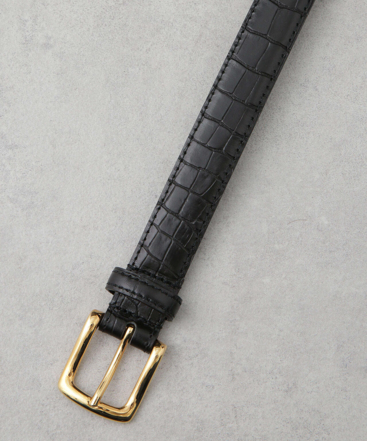 日本製 クロコ型押しベルト