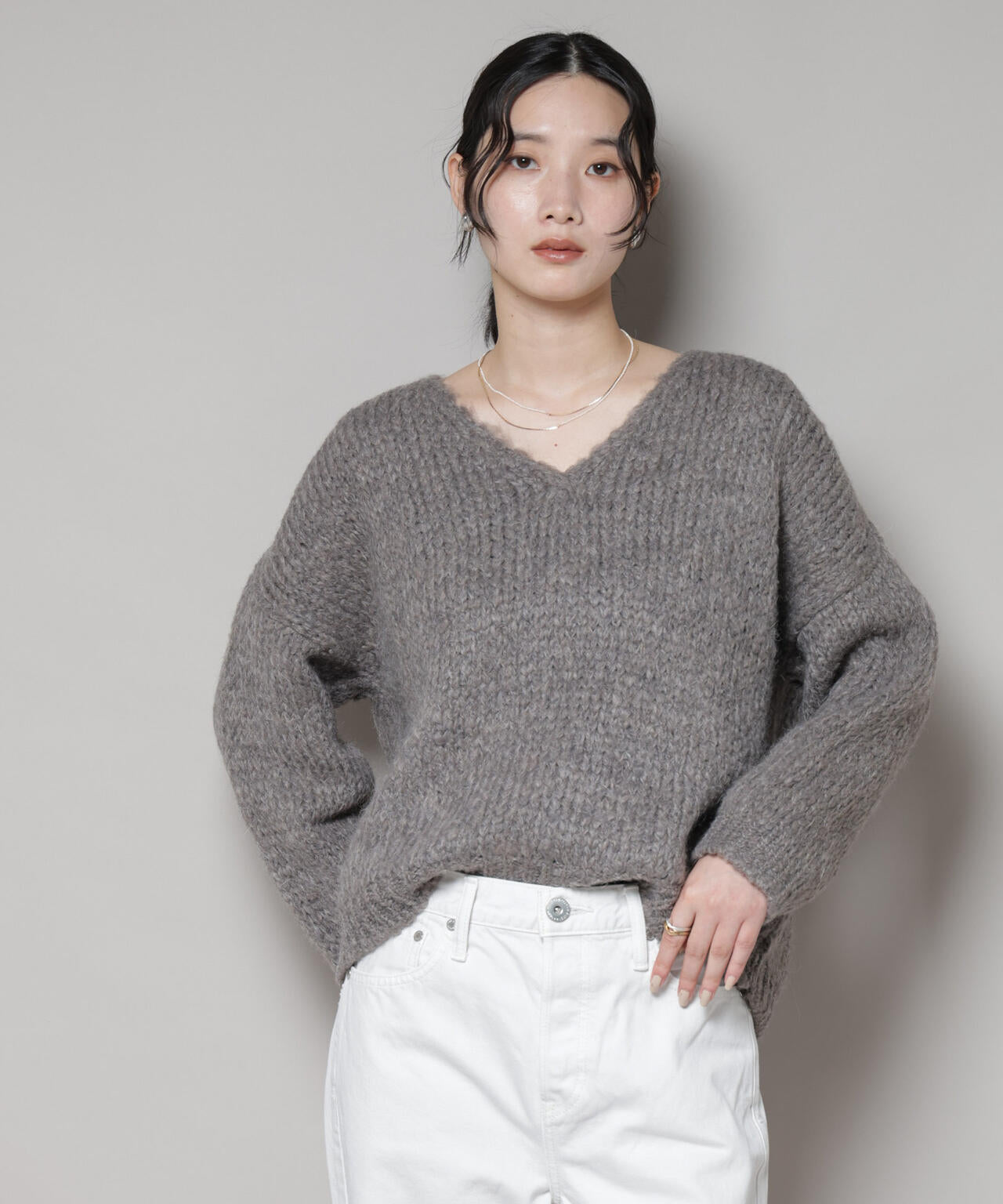 TRICOTS JEAN MARC / Vネック プルオーバー