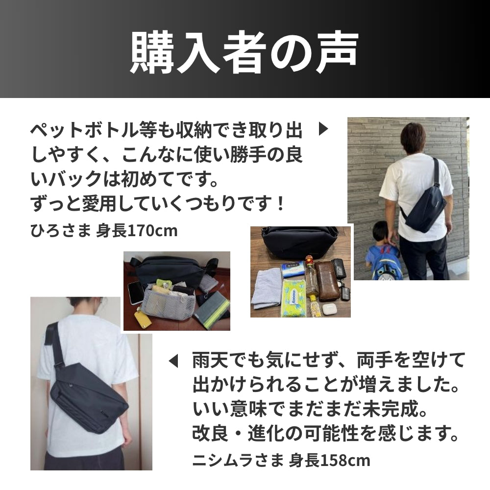 防水アクティブボディバッグ「QUICK PACK TRASPO 9」 – NIGオンライン