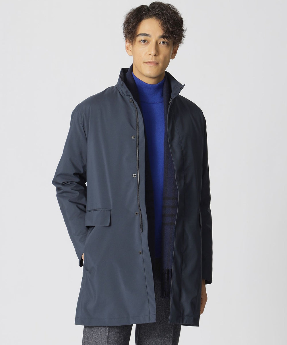 SAITOS(R) フレックストラベルスタンドカラーコート/袖までダウン