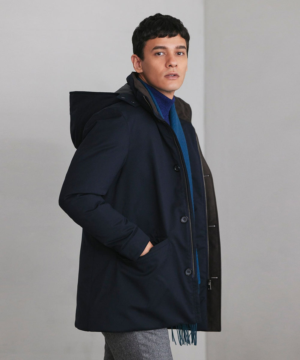 ウールシェルダウンジャケット(ブルゾン)｜Paul Stuart(ポール