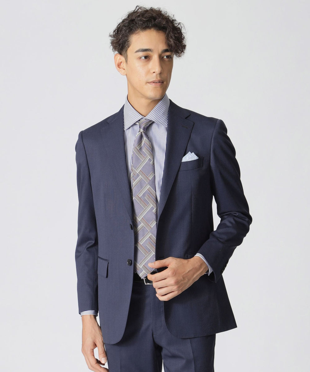 GLOBAL MODEL」Adjustable Fit ピンチェックハイストレッチスーツ