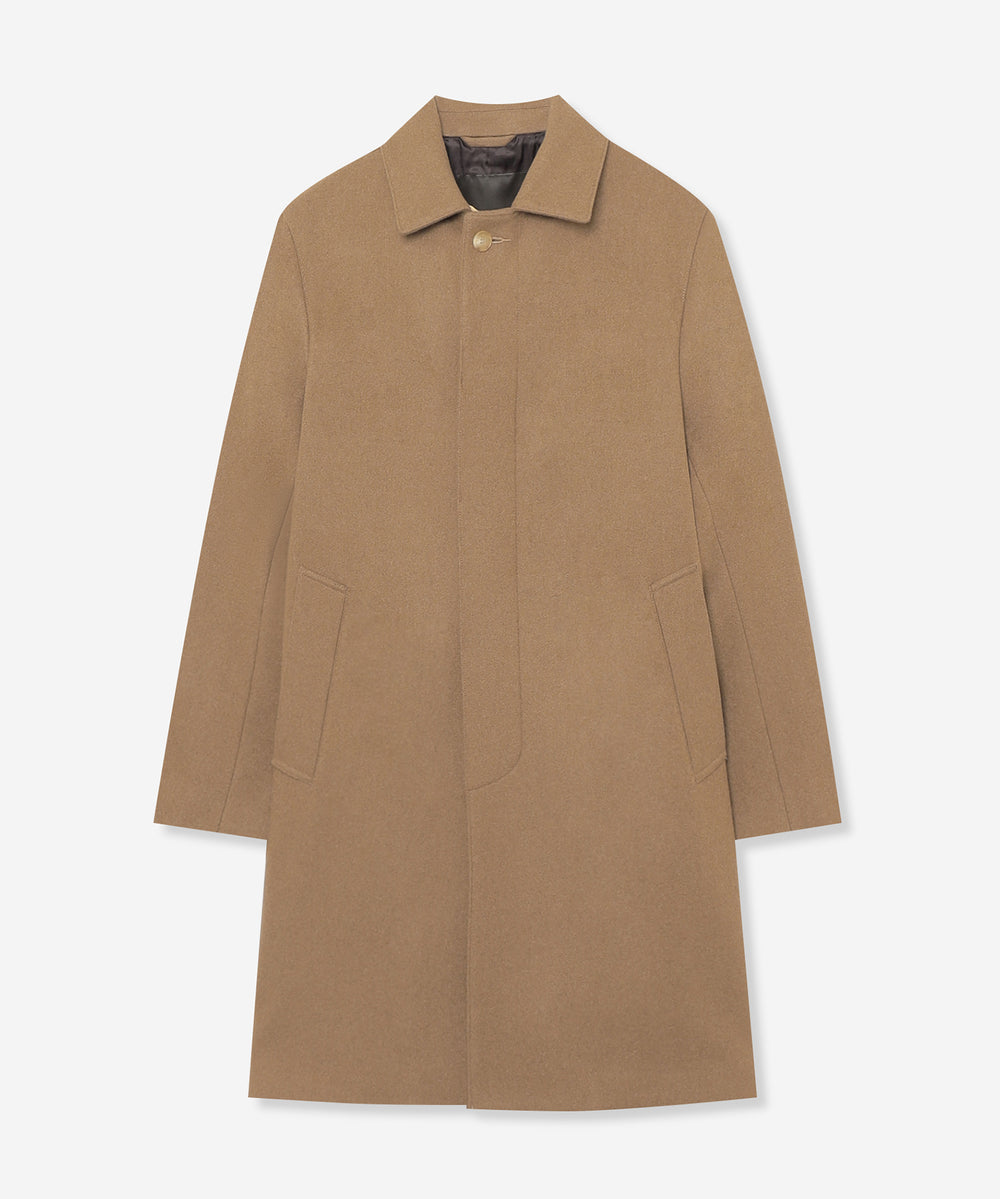 WEB・一部店舗限定】【DUNFORD】ウールメルトンステンカラーコート