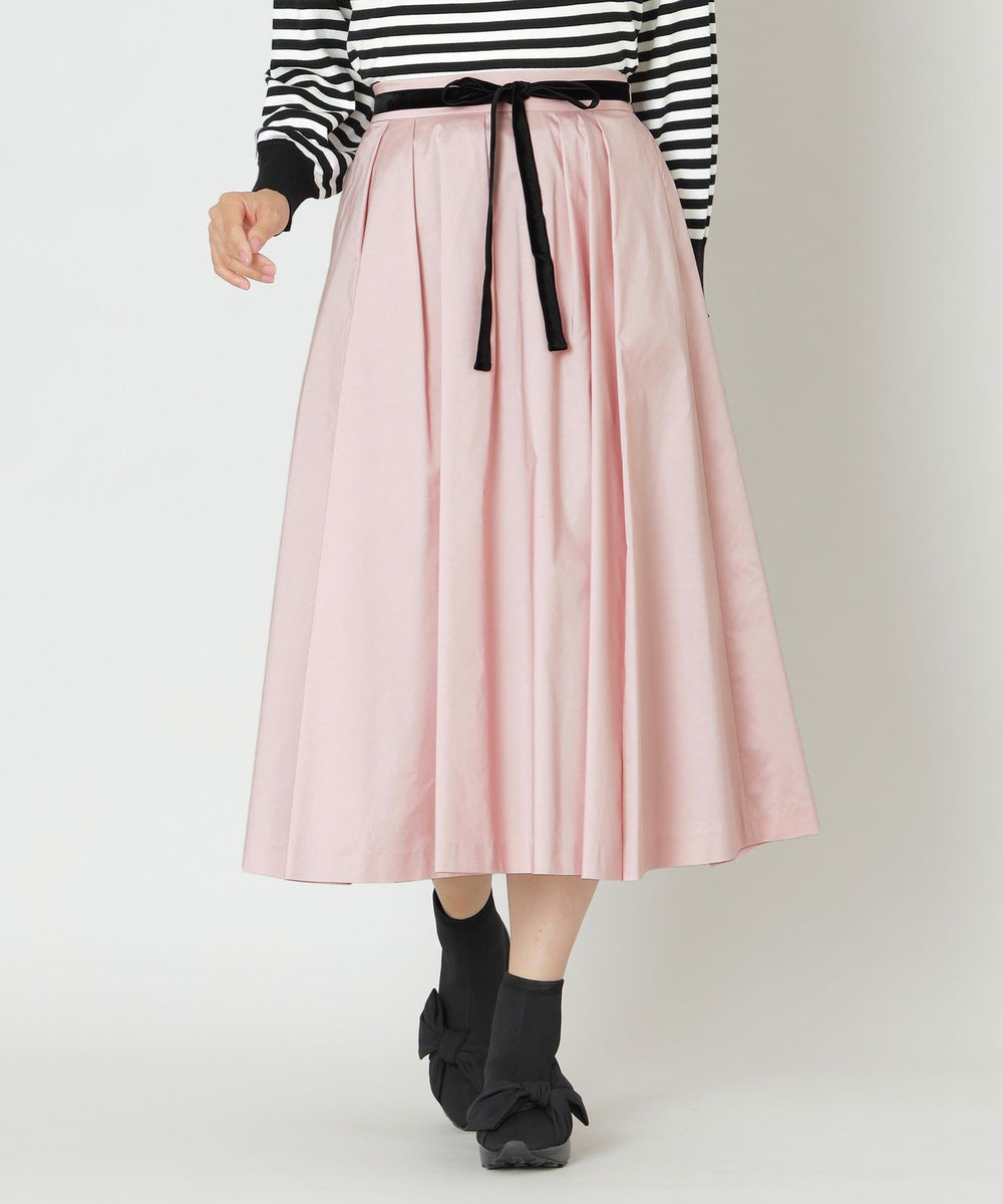 大人百花 掲載】マイクロタフタ タックスカート(スカート)｜TO BE CHIC