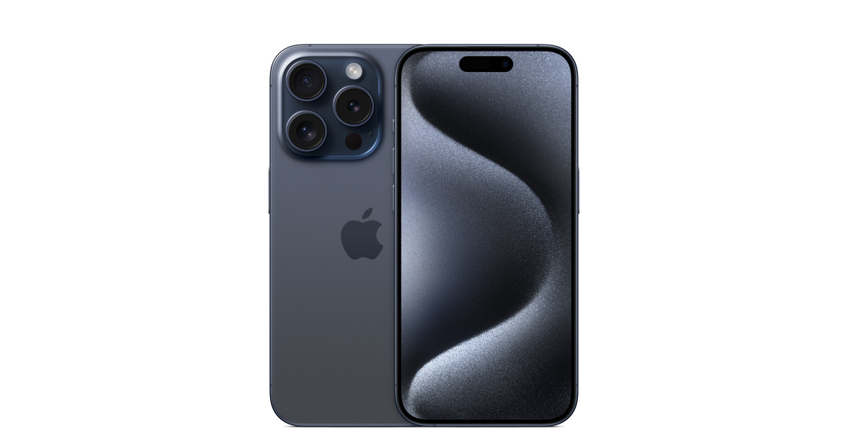 iPhone 15 Pro 128GB - ブルーチタニウム（SIMフリー）[整備済製品