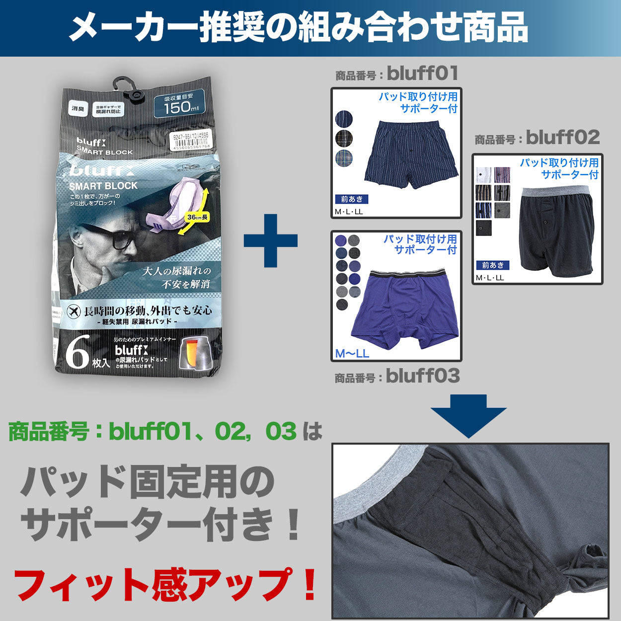 尿漏れパッド 男性用 軽失禁 6枚入り メンズ 20代 30代 40代 50代 60代
