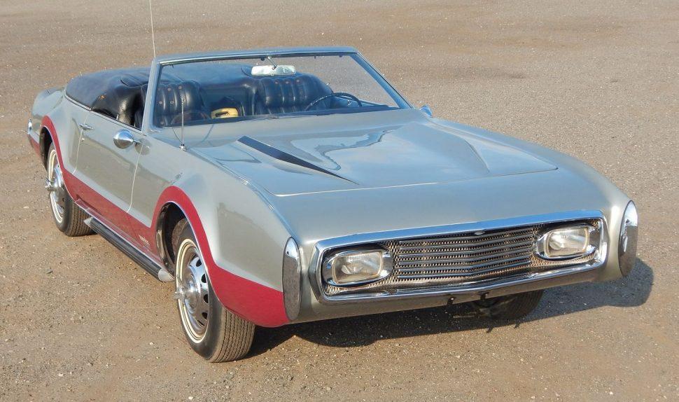 Mannix's puller: Barris-built Oldsmobile Toronado roadster heads
