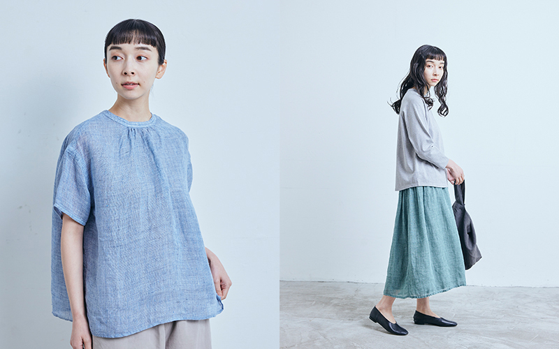 四季折々の麻】8月：風が通り抜けて涼しく着られる「麻のかや織