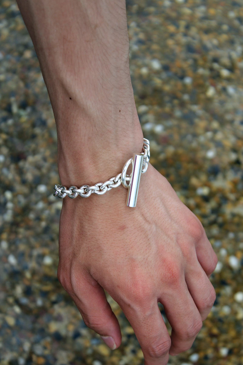 NOBU IKEGUCHI | BRACELET NO.199 / SILVER925 切り替えチェーン