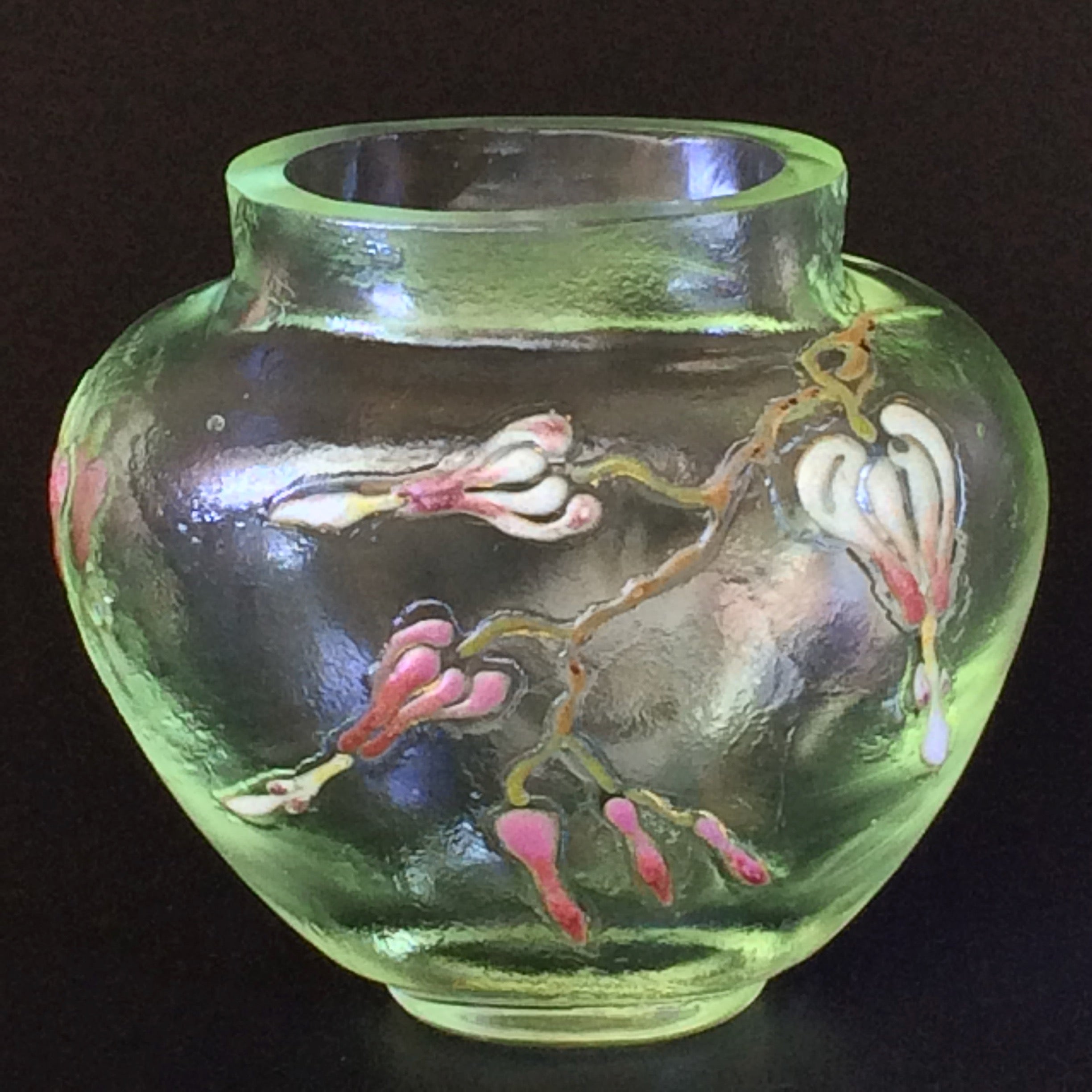 ガレ ウランガラス花瓶 （希少品ですよ！） | SK Antiques Japanのブログ