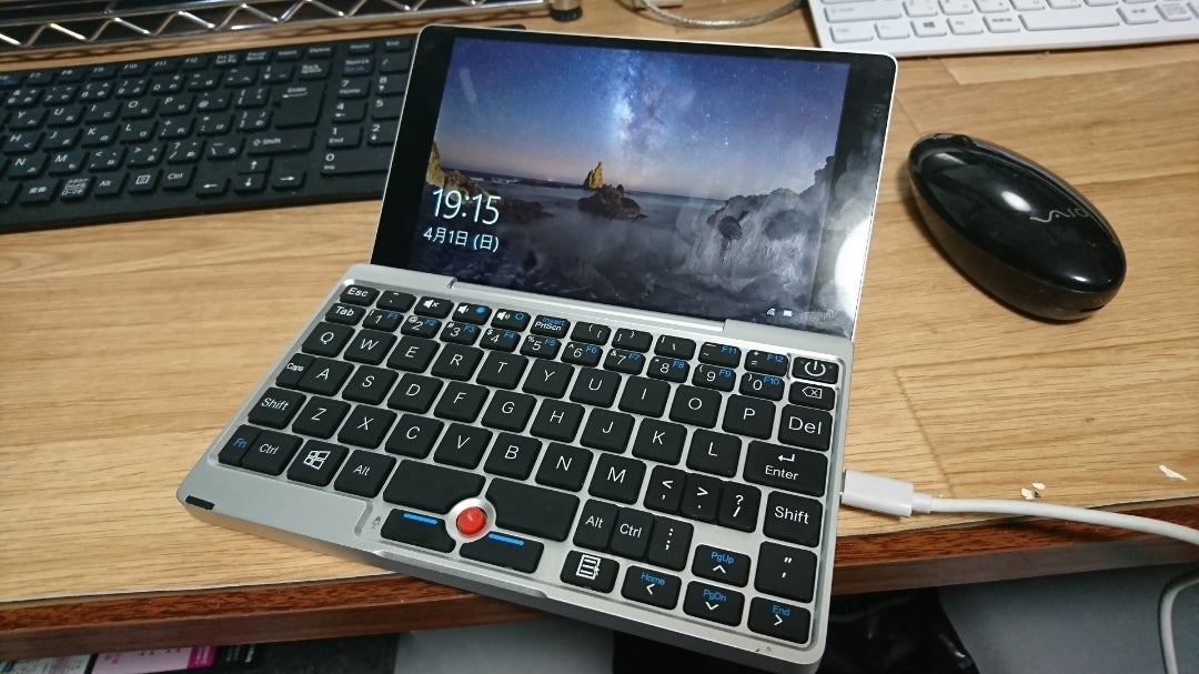 GPD Pocketのキーボードが壊れちゃいました。。。パーツ到着待ち