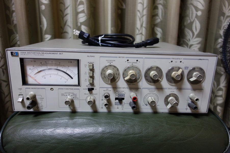 HP 歪率計 339A | 60歳から自作真空管アンプ