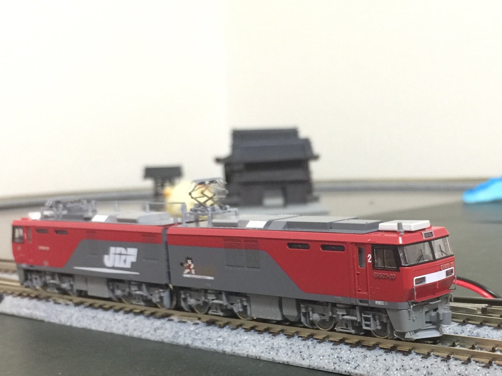 KATO 10-1432“コキ106+107 コンテナ無積載 10両セット”入線