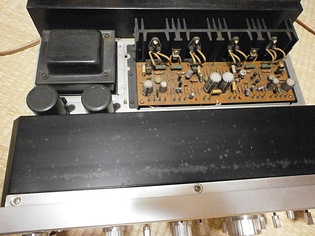PIONEER プリメインアンプ SA-710 の修理（1） | 音楽と何でも手作り