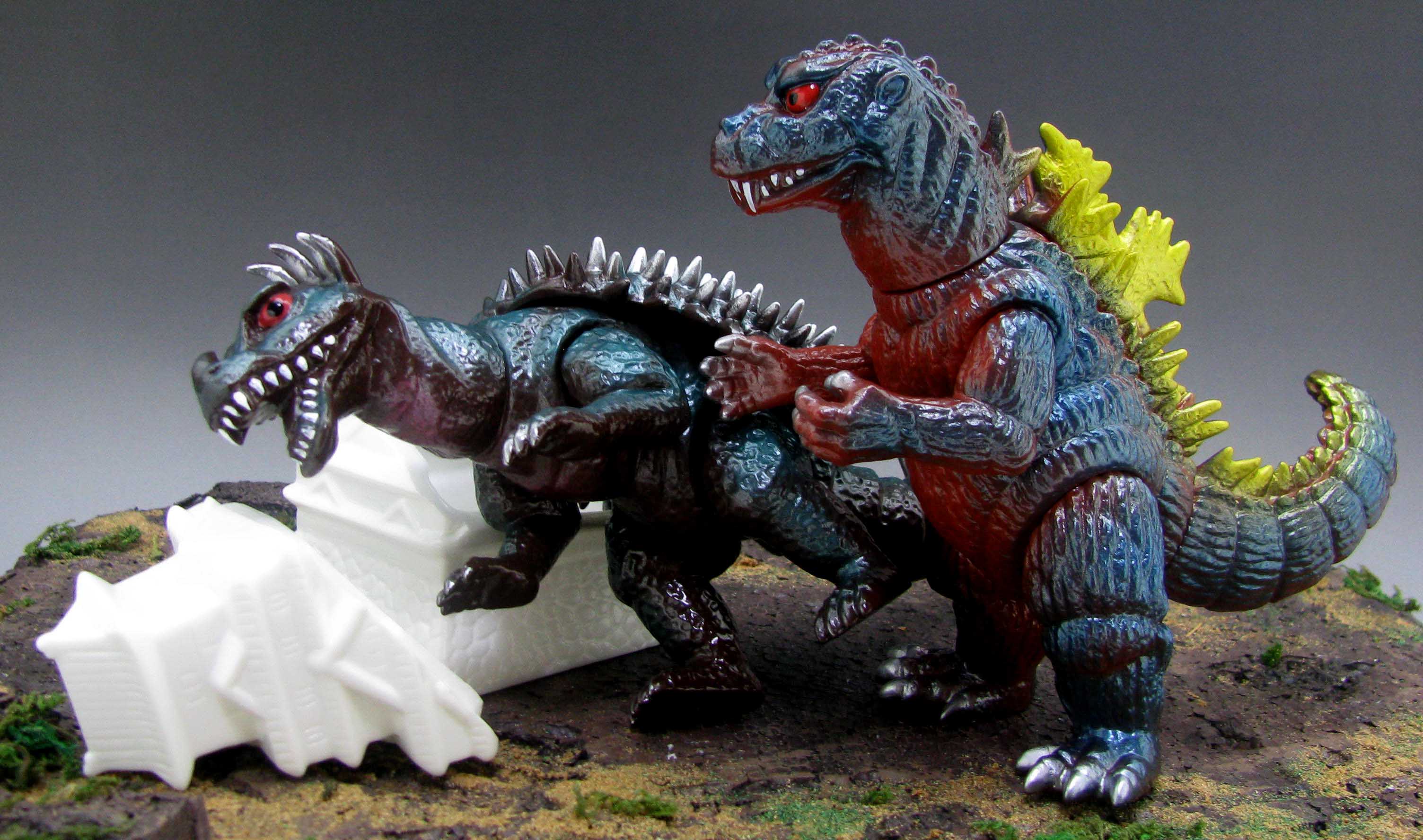 ゴジラの逆襲(3) BANDAI 編 大阪城決戦その2 | 怪獣怪人大行進