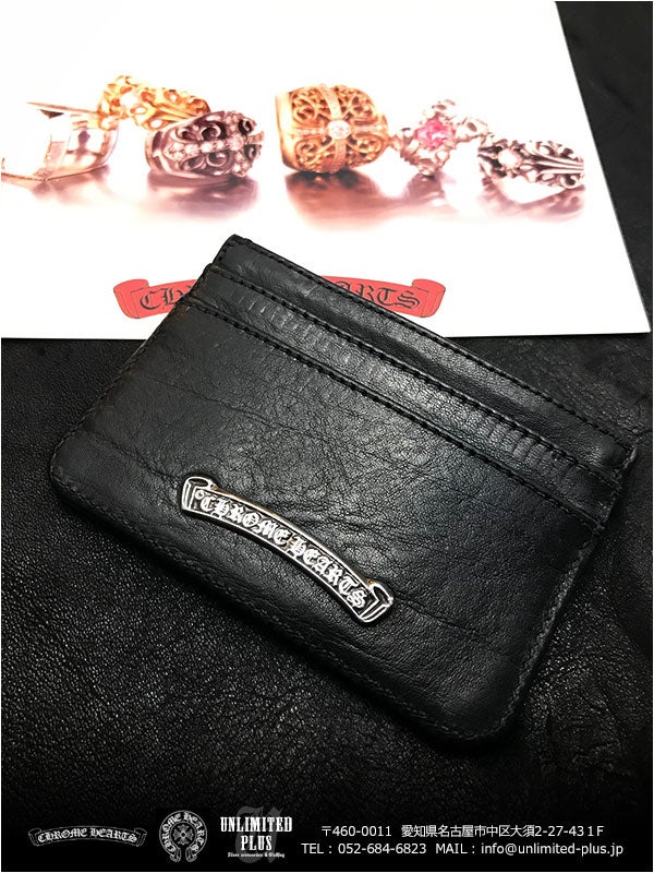 クロムハーツ 財布/カードケース ダブルサイド ウィズ スクロール