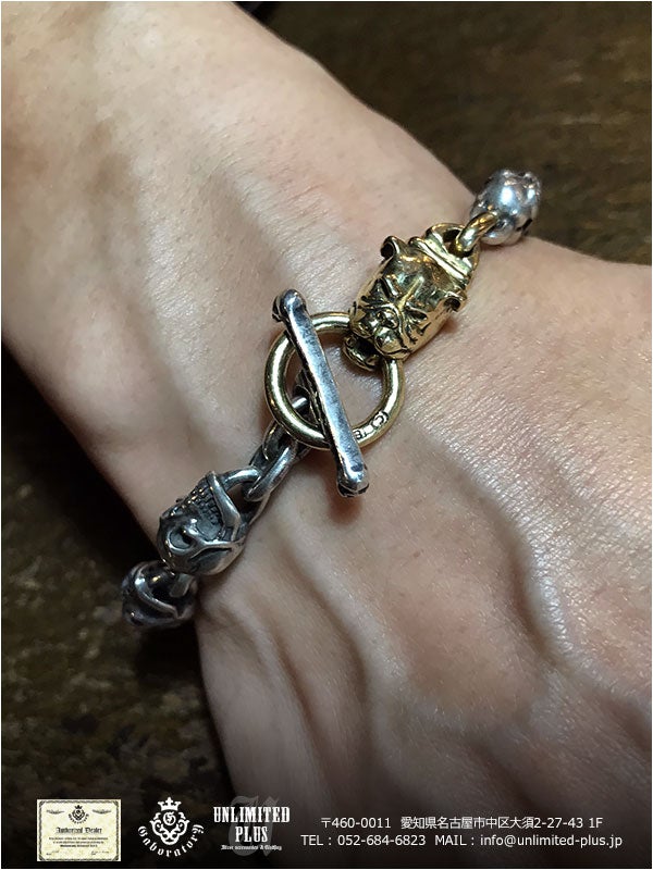 ガボラトリー,ガボール/Gaboratory】ブレスレット ゴールド ブルドッグ