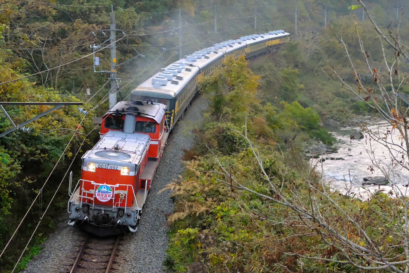 20年11月7日・8日撮影 (DD51+14系サロンカーなにわ 城崎温泉開湯1300年