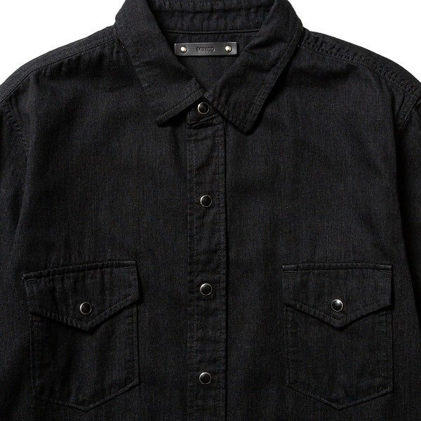 MINEDENIM 2021SS ウエスタンシャツ ブラックGジャン明日発売 木村拓哉