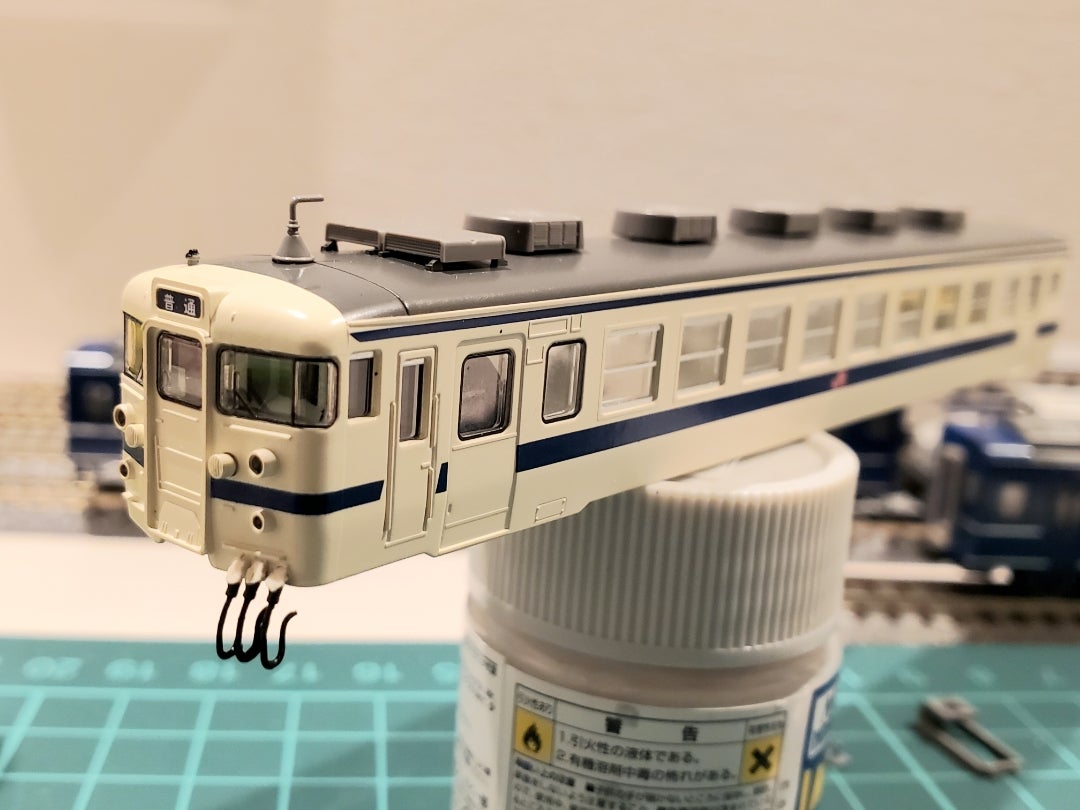 TOMIX 92311 475系九州色を仕上げます③ | 鉄道模型なまけ日記