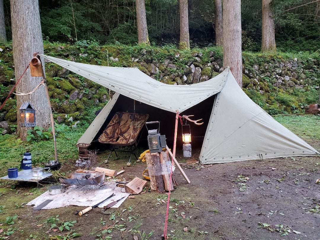 ノルウェー軍幕 1枚 used USED ノルウェー軍幕テントシート ポンチョ
