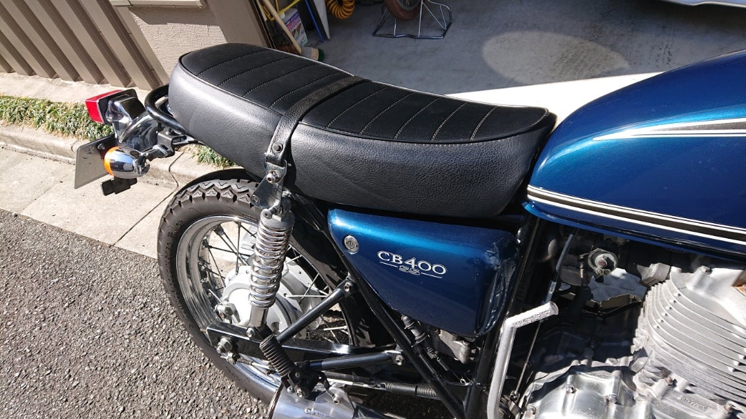 CB400SS シート交換 | やまう工房DIY日誌
