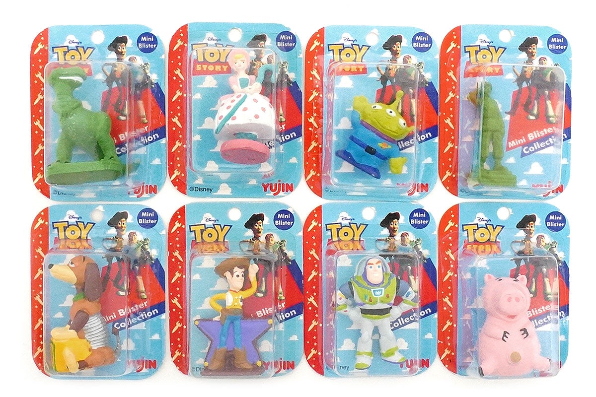 トイストーリーとモンスターズインクのユージンのミニブリスター