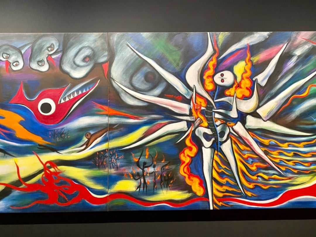 岡本太郎絵画作品 〜跳ぶ、疾走する眼他 | Yの枕草子