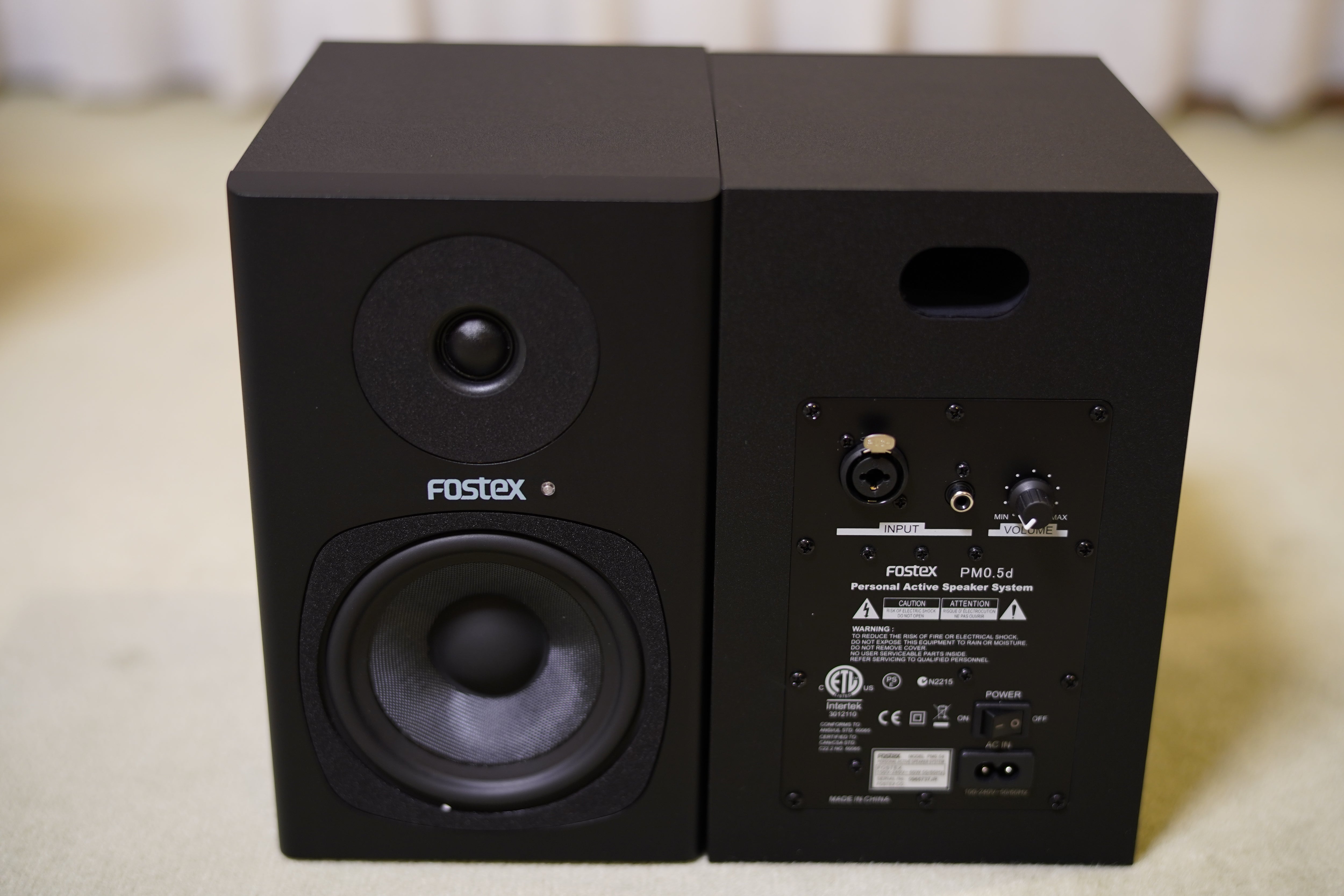 アクティブスピーカー FOSTEX PM0.5d | PCなどの趣味ブログ