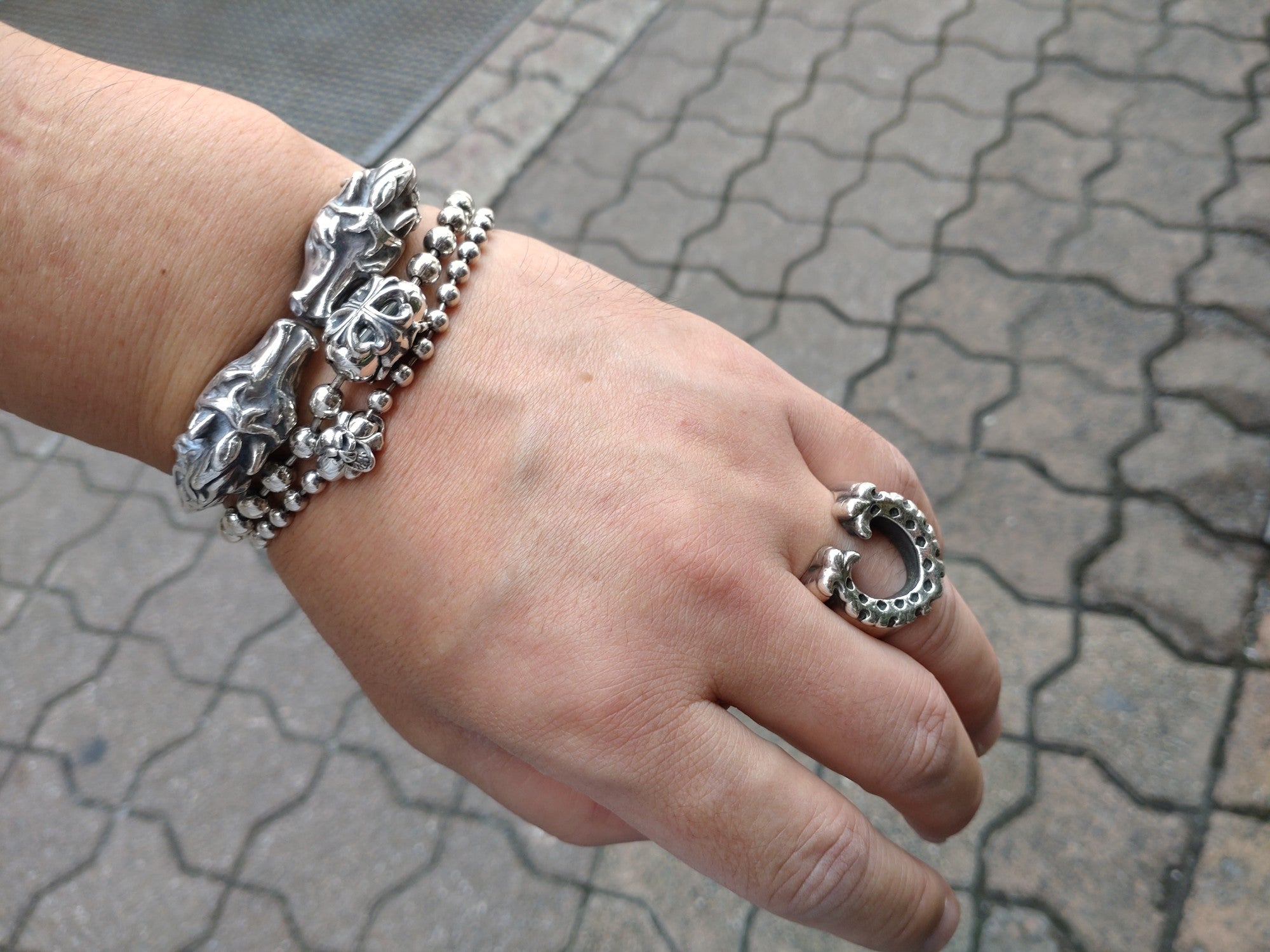 BWL / BALL CHAIN BRACELET 4mm & 5,5mm | BILL WALL LEATHER UENO