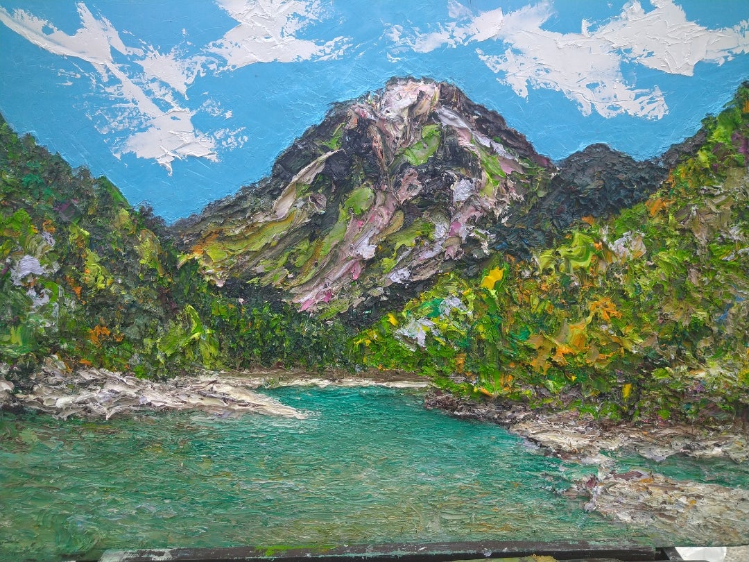 孤高の画人 上高地を描いて64年の渡辺勝夫さん | 大鹿一八 『今日の