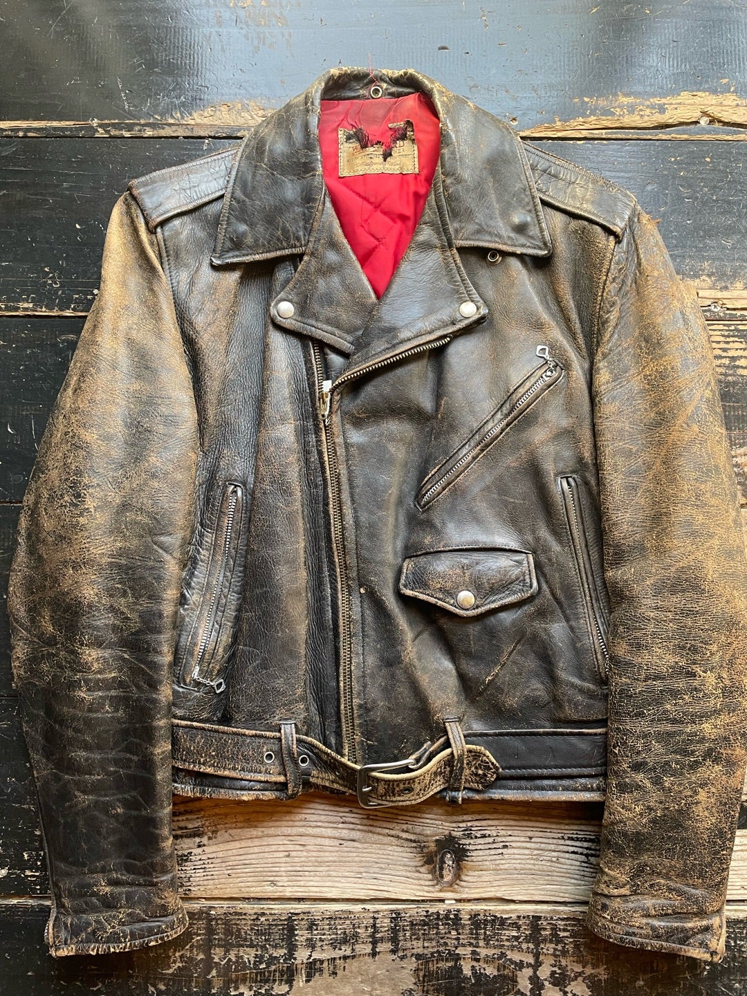 50s WINDWARD leather riders jacket | side car charlie
