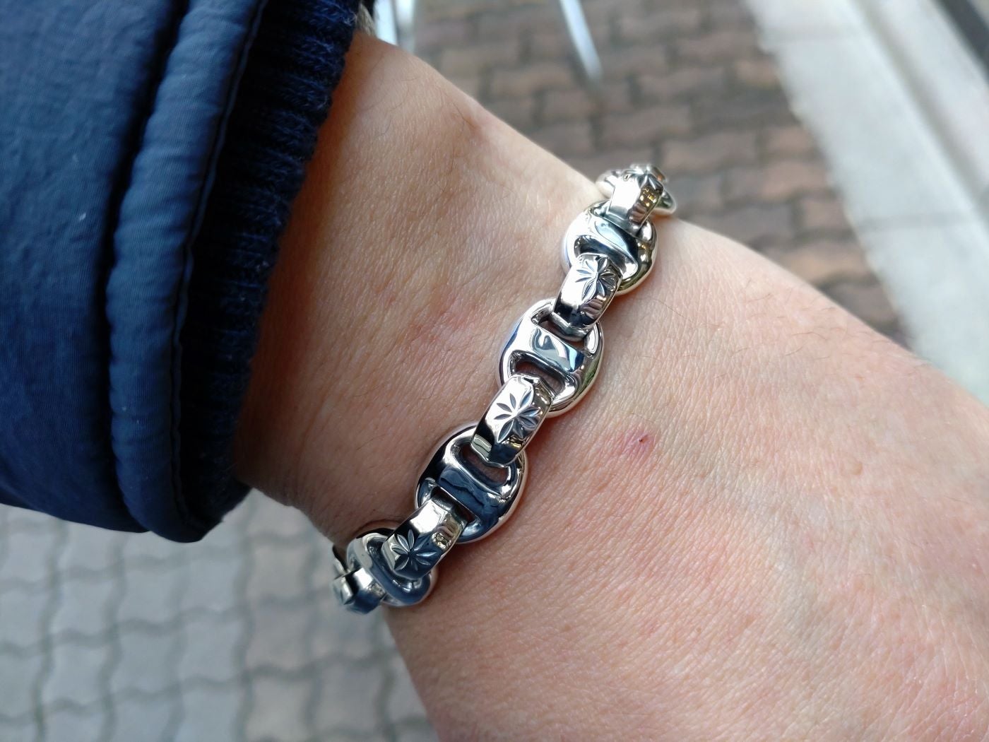 BWL / MID STAR BOAT LINK BRACELET | BILL WALL LEATHER UENO