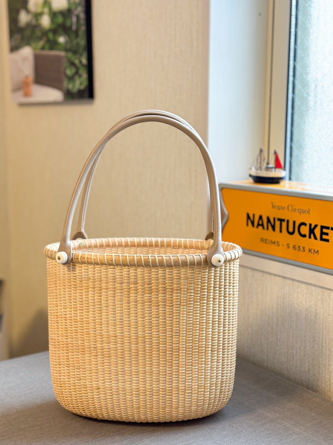 ナンタケットバスケット 8インチ マーキスプレート、リムセット