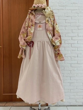 ♡新作❣️ジャンパースカートとセブンフラワーズのコーデ♡by