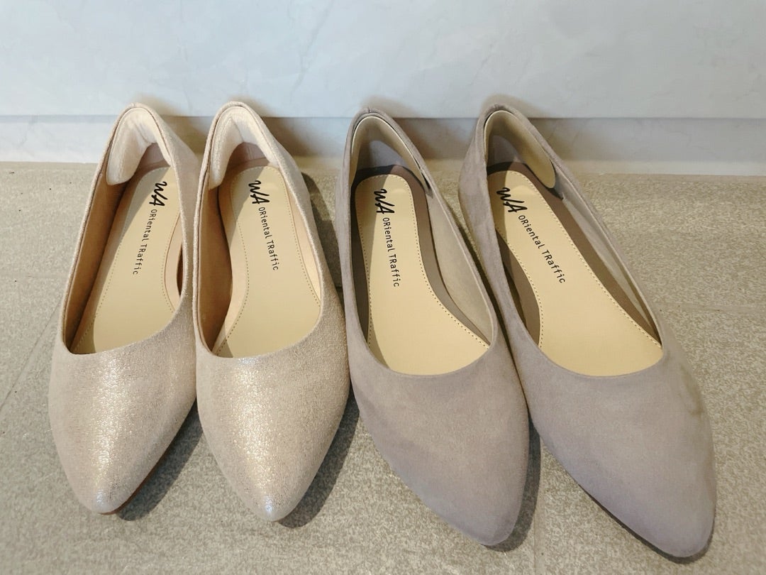 甲高幅広も甲薄幅狭も感動の履きやすさのフラットパンプス | 格上げ