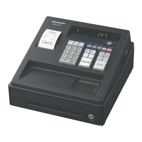 Sharp XE-A147 Manuals | ManualsLib