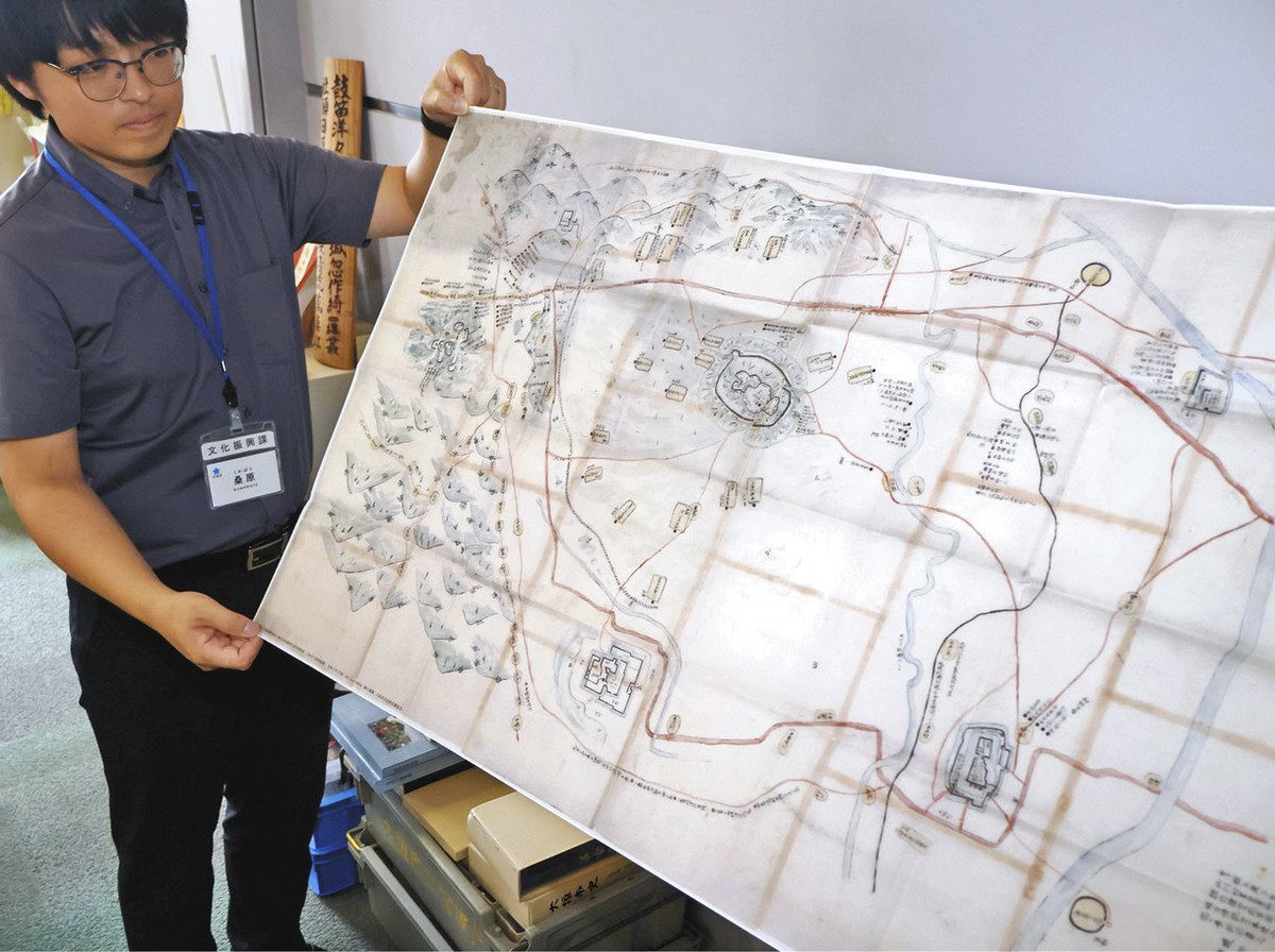 関ケ原合戦」前日、東西両軍の布陣が詳細に 大垣市図書館所蔵「陣取図