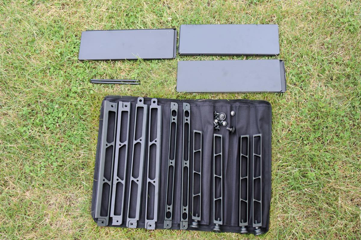 IGT規格対応「フレームテーブル」にシンクをセット！キャンプキッチン